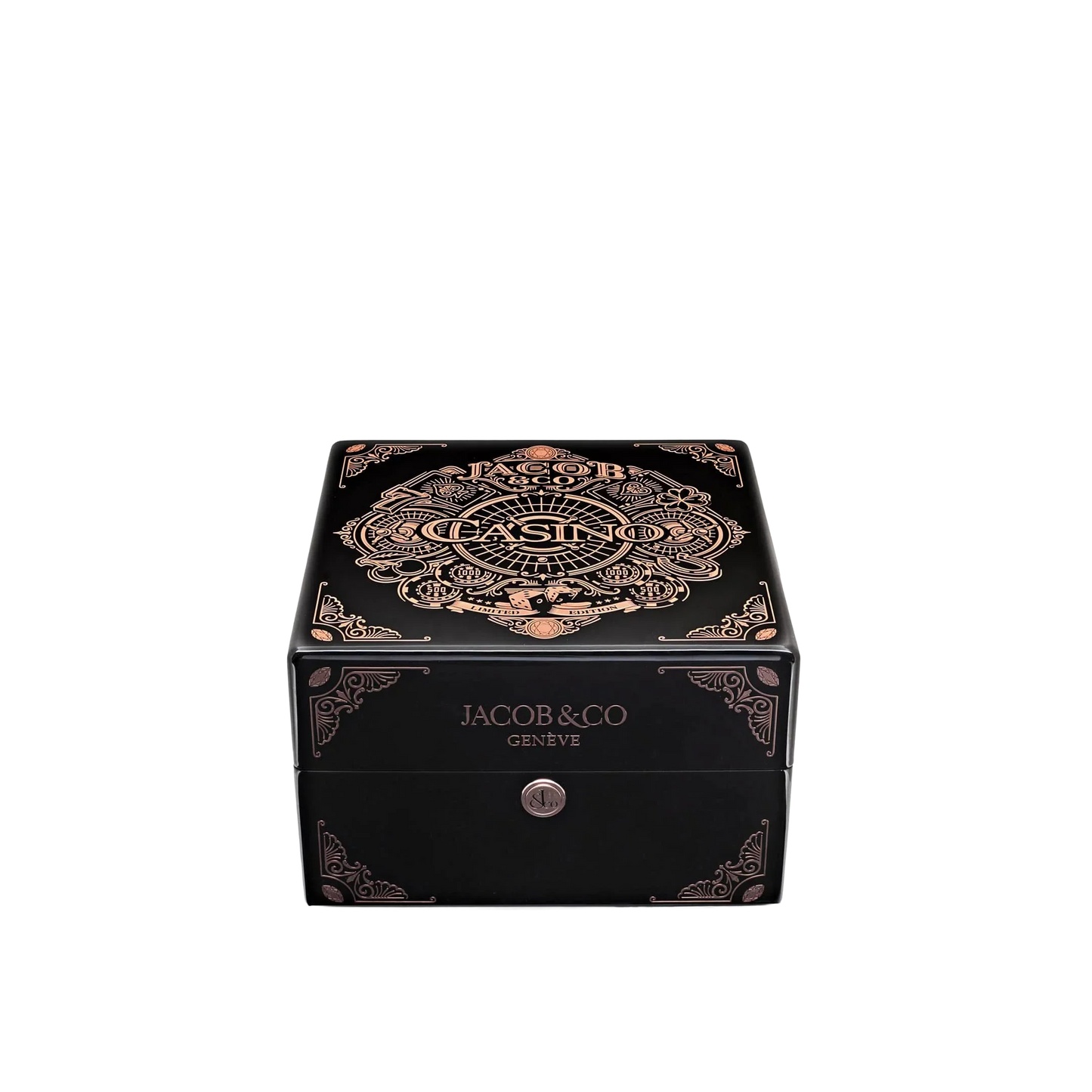 The Casino Tourbillon 44mm CA100.40.AA.AA.ABALA Rose Gold Black Onyx Dial Limited Edition