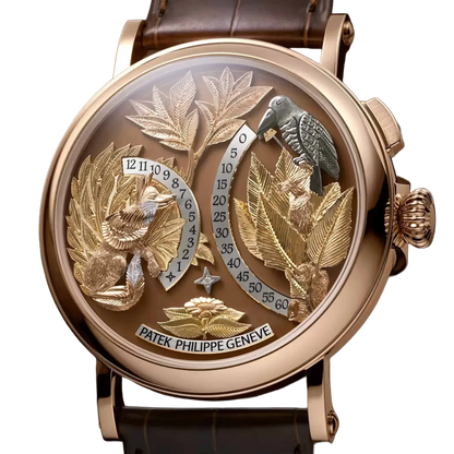 Complications 43mm 5249R-001 Hours And Minutes On Demand Automaton - The Crow and the Fox Rose Gold Matara