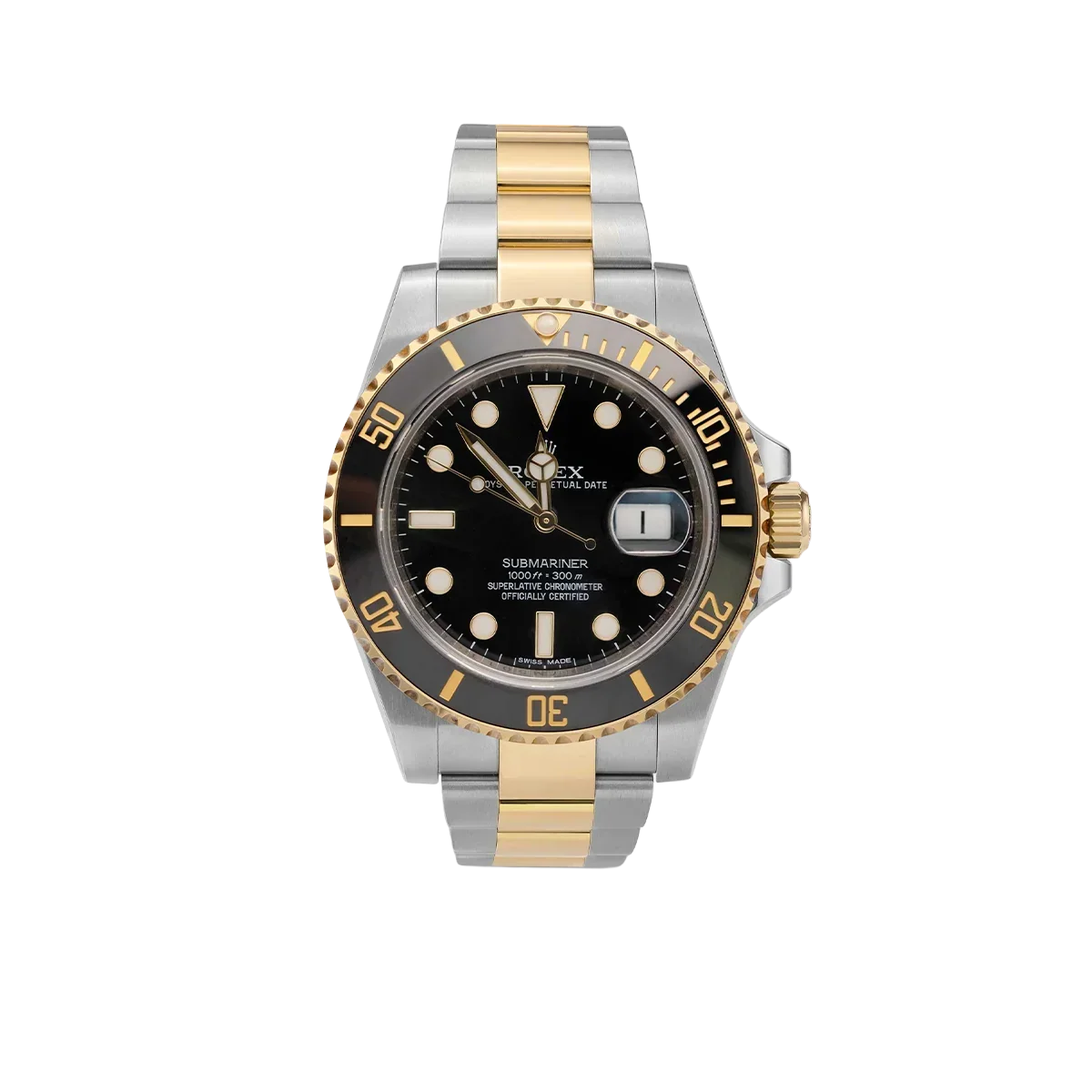Submariner Date 40mm 116613LN Black Dial Stainless Steel & 18K Yellow Gold Watch