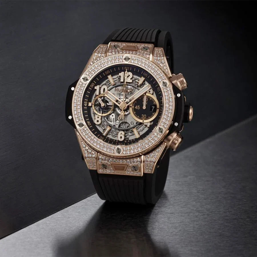 Big Bang Unico King Gold Pavé 44mm 421.OX.1180.RX.1704