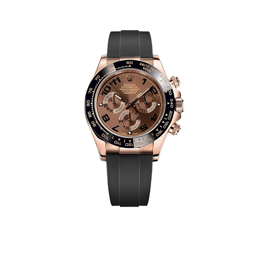 Daytona 40mm Rose Gold Chocolate Dial Mens Watch 116515