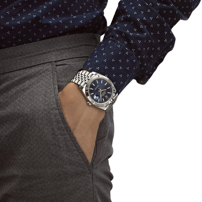 Datejust 41mm 126334 Stainless Steel Fluted Motif Blue Dial Jubilee