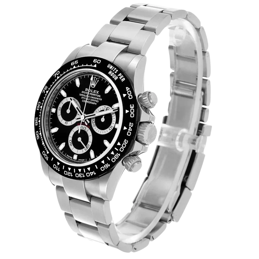 Daytona Panda 40mm Chronograph Black Dial Mens Watch 116500