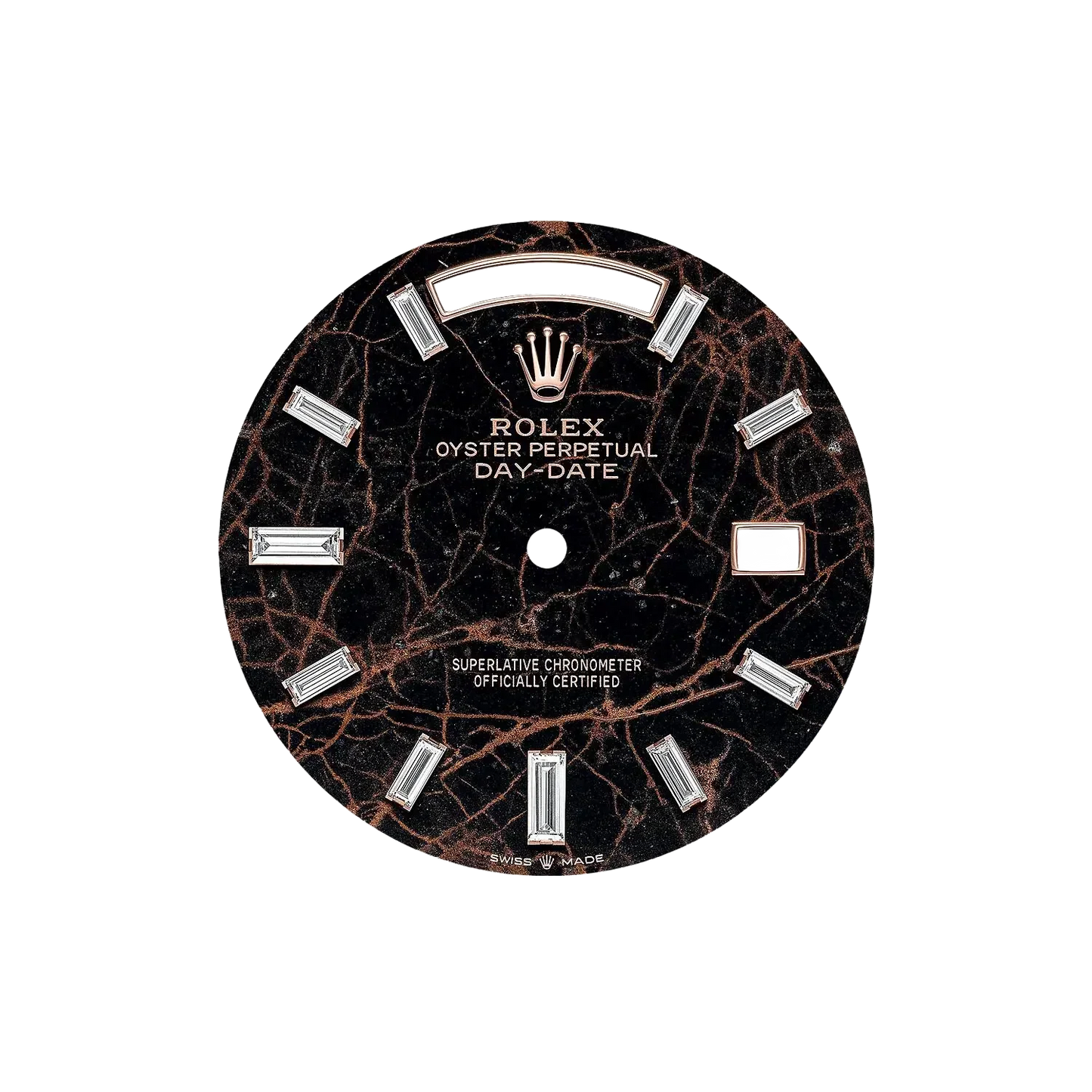 Day Date President 40 mm Everose Gold Eisenkiesel Diamond Dial 228235
