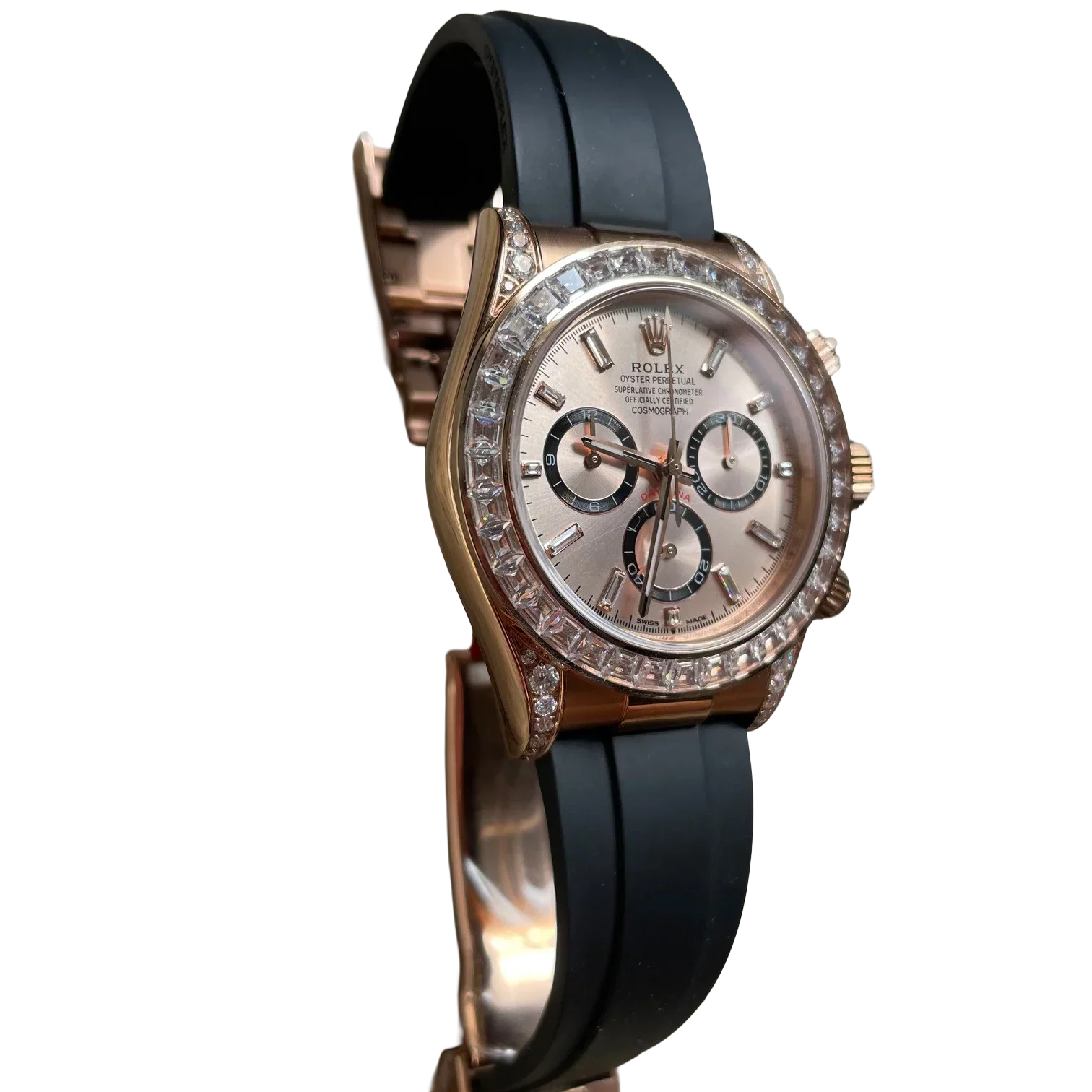 Daytona Cosmograph Everose gold Sundust Dial Diamond 40mm 126535TBR-0002