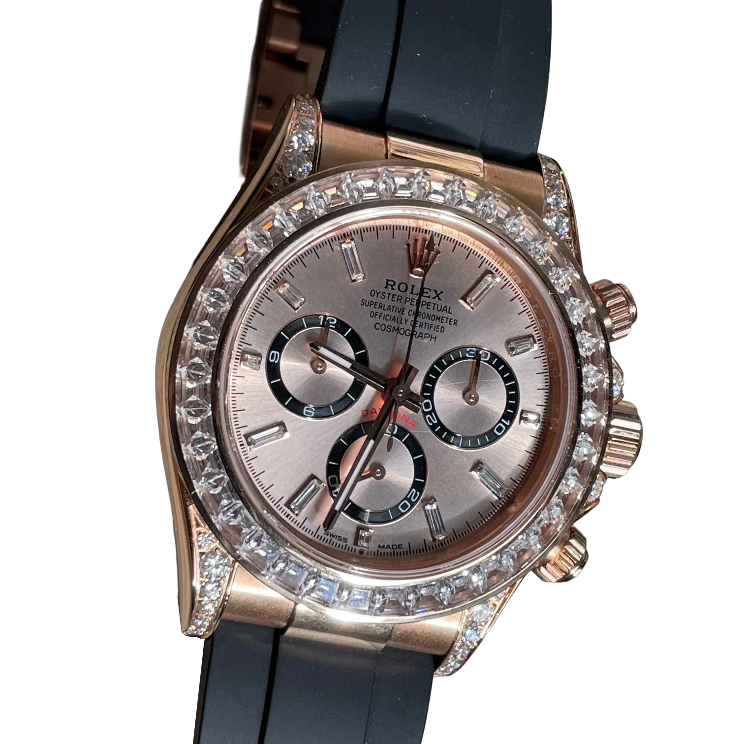 Daytona Cosmograph Everose gold Sundust Dial Diamond 40mm 126535TBR-0002