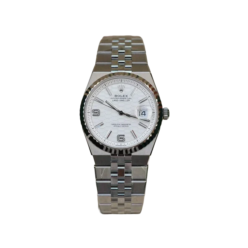 Land-Dweller 36 mm  Oystersteel White Gold M127334-0001