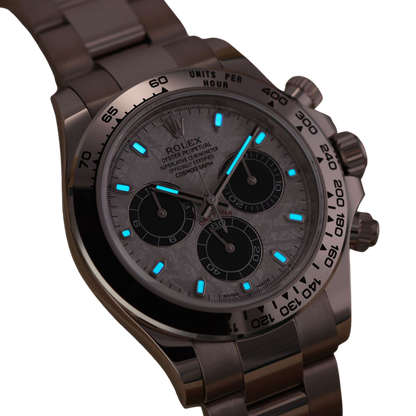 Daytona Cosmograph 40mm White Gold Meteorite Dial 116508-0073