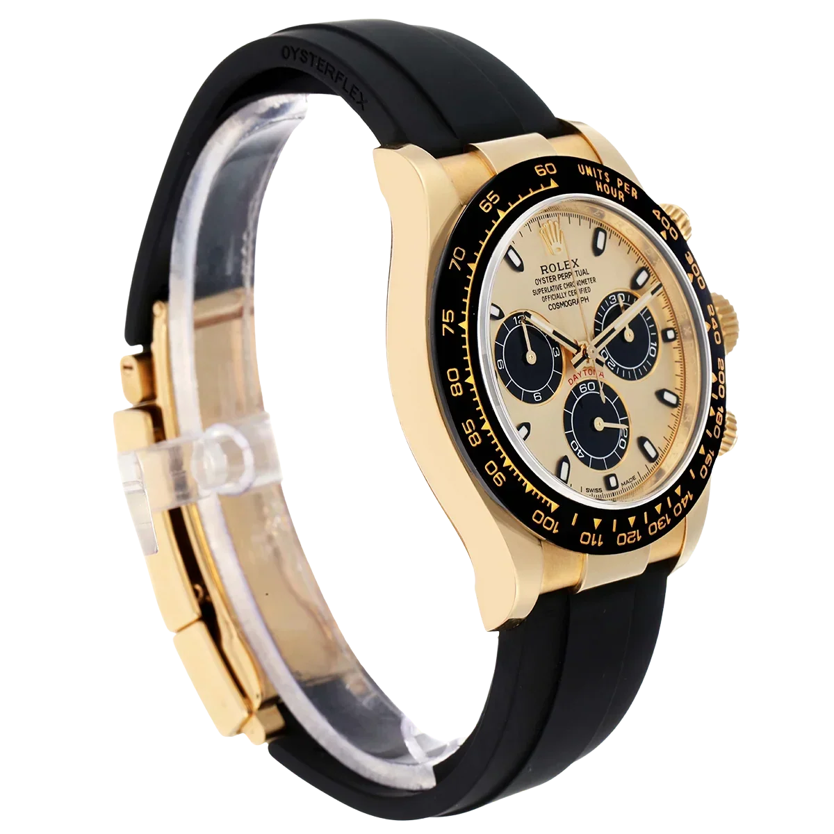 Daytona Pikachu 40mm Yellow Gold Champagne Dial Mens Watch 116518