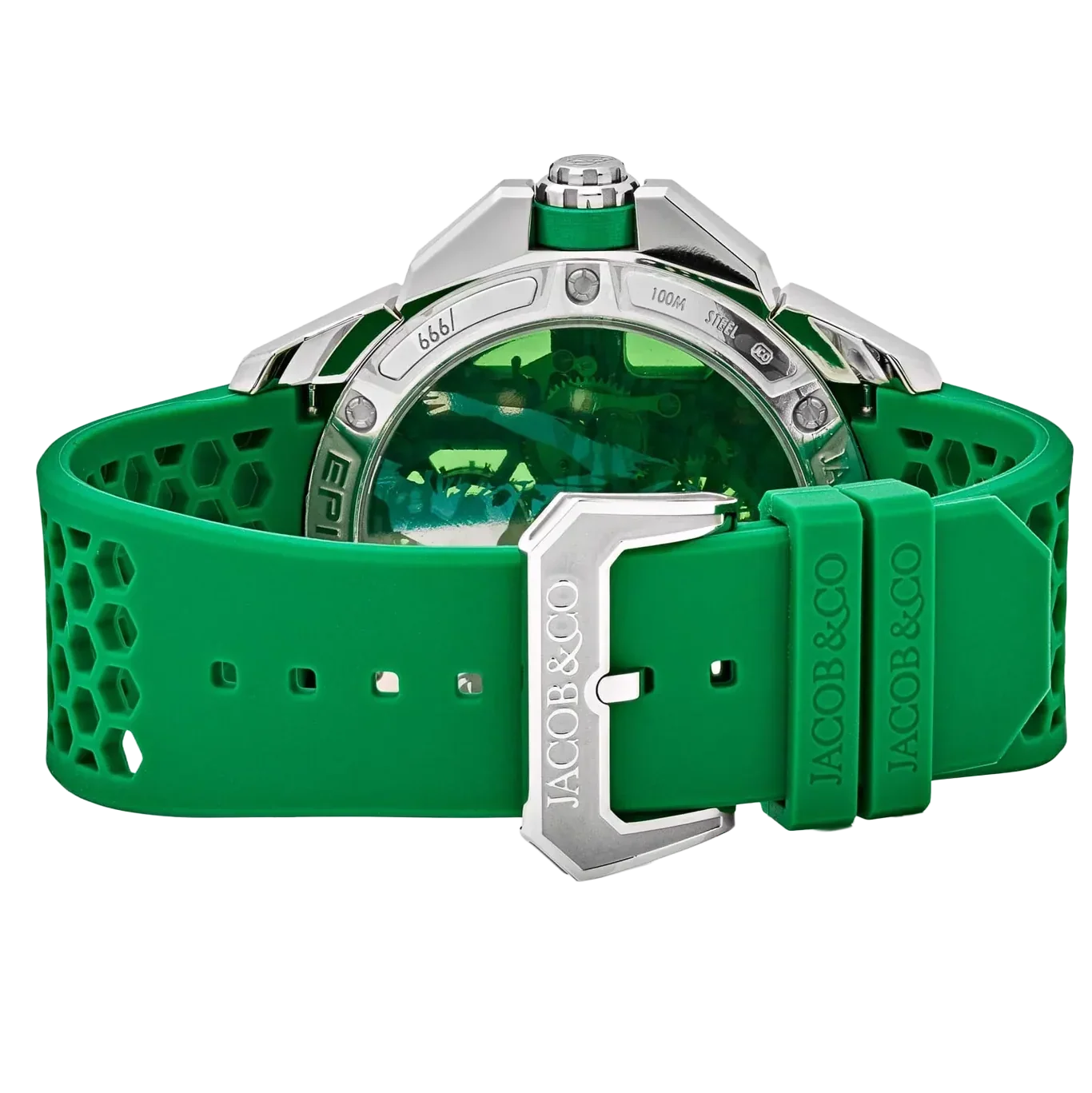 Epic X CR7 44mm Heart of CR7 Stainless Steel Green on Strap EX120.10.AD.AA.ABRUA