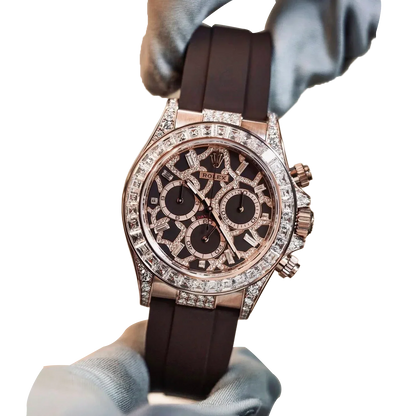 Daytona 40 mm Giraffe Rose Gold Diamond Dial 126555TBR