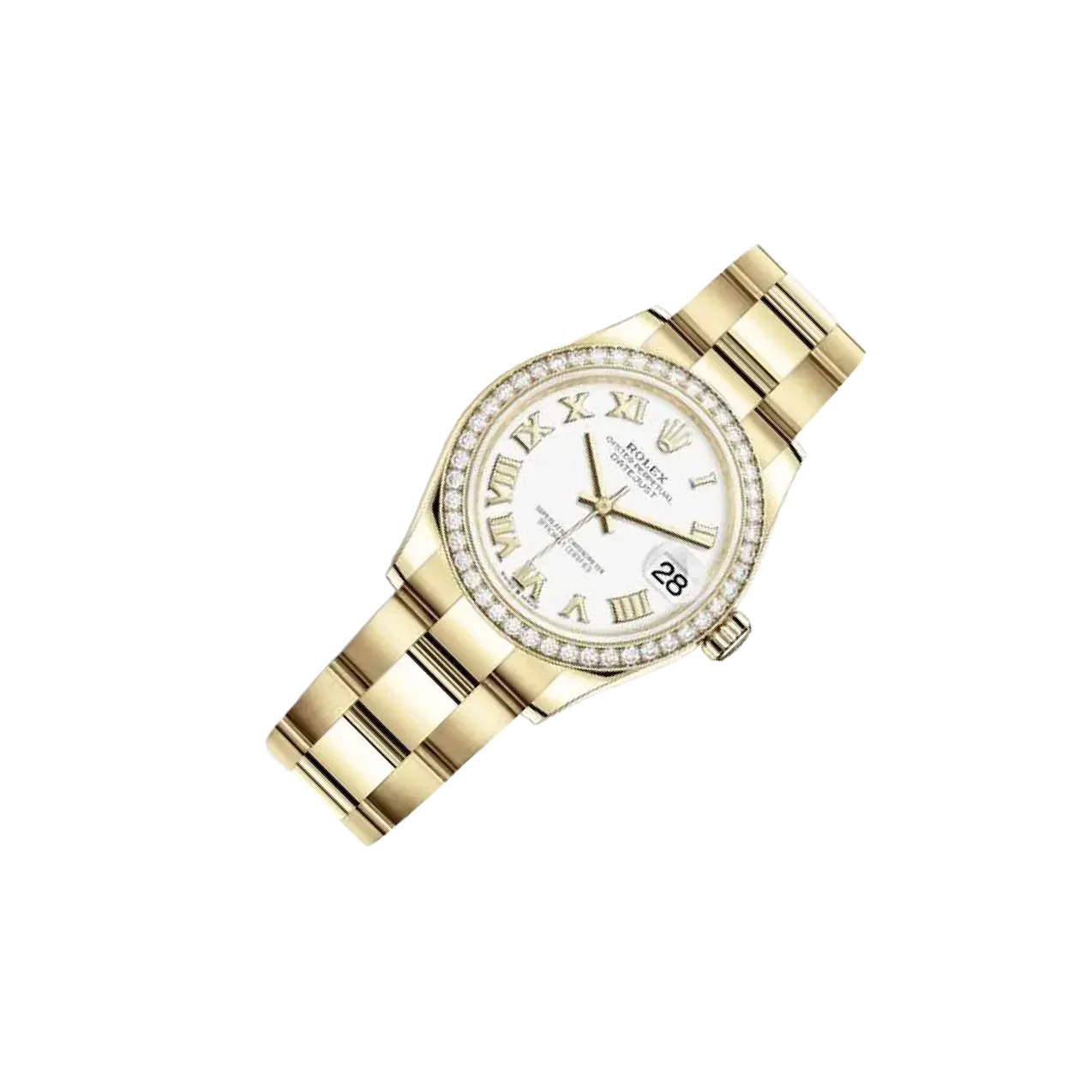 Datejust 31mm White Dial, 18kt Yellow Gold 278288