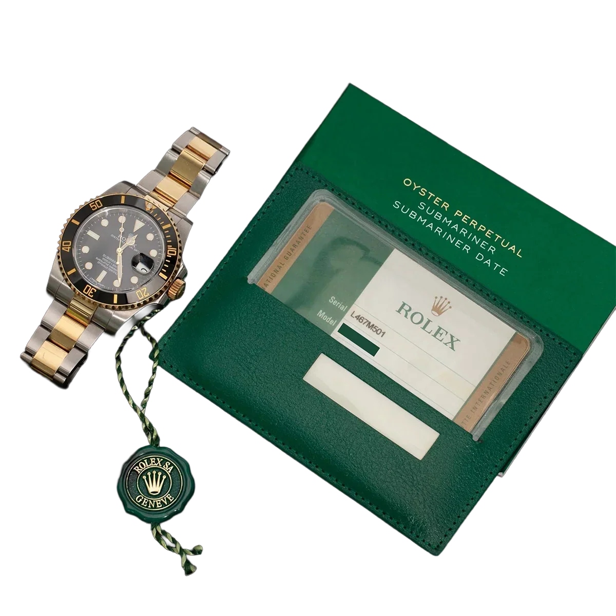 Submariner Date 40mm 116613LN Black Dial Stainless Steel & 18K Yellow Gold Watch