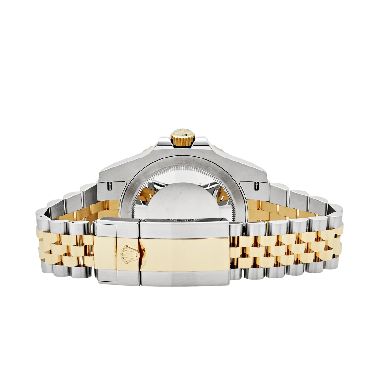 GMT-Master II  40mm Stainless Steel Yellow Gold Black Dial Jubilee 126713GRNR-0001