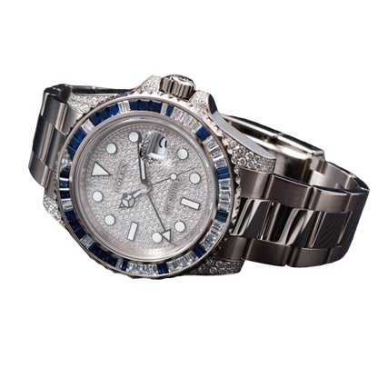 Oyster Perpetual GMT-Master II 40mm White Gold Blue Sapphire Bezel 116759SA