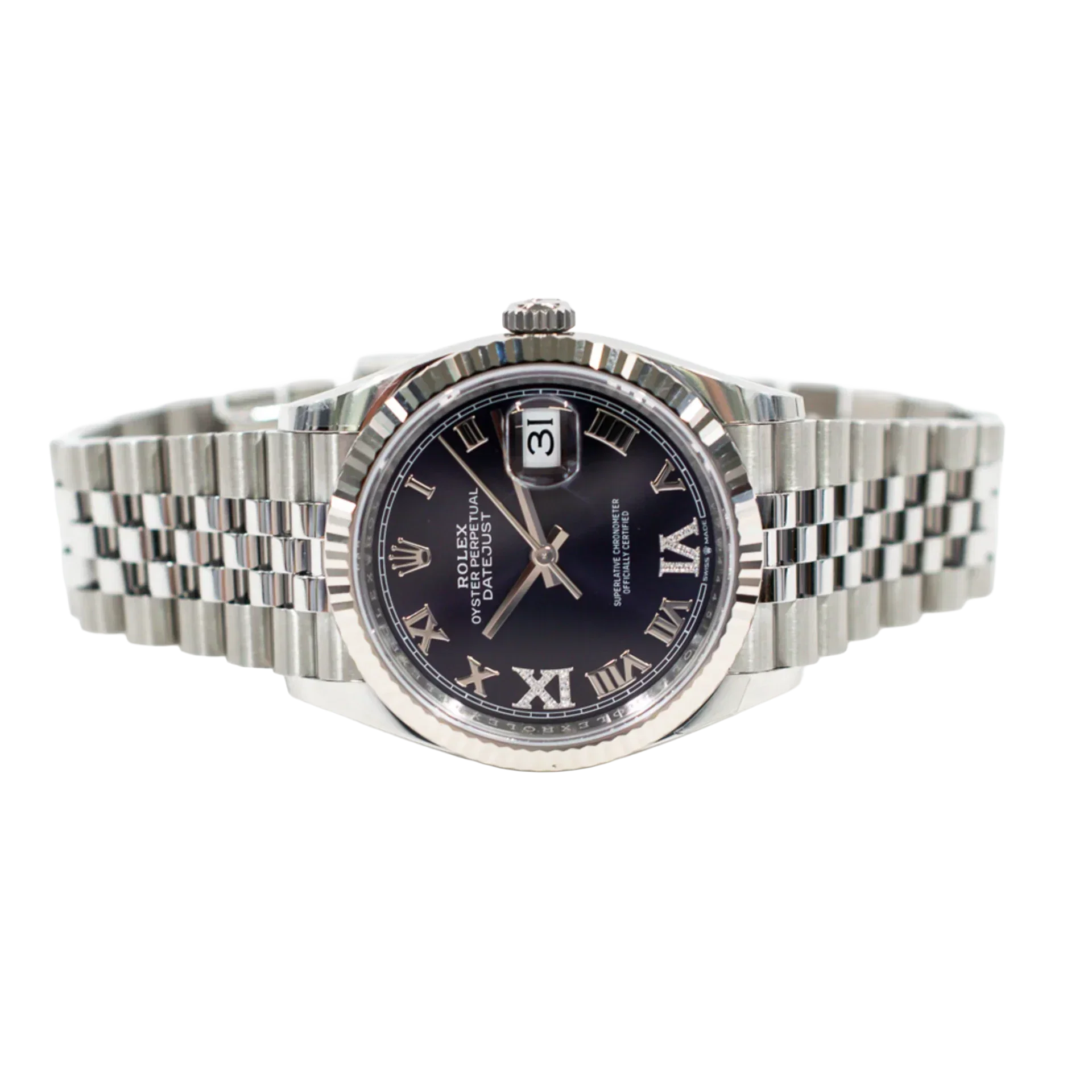 Datejust 36mm Steel and White Gold Purple VI & IX 126234