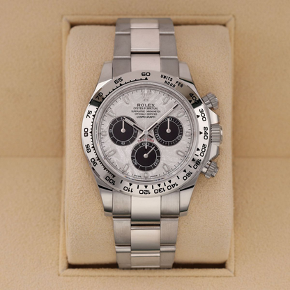 Daytona Cosmograph 40mm White Gold Meteorite Dial 116508-0073