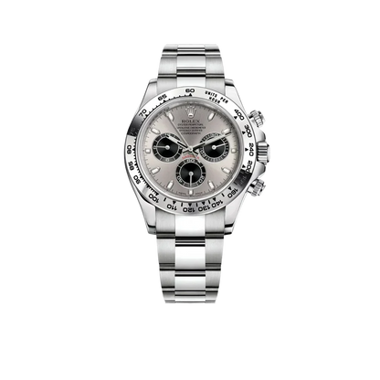 Daytona 40mm White Gold Ghost Panda Dial 116509