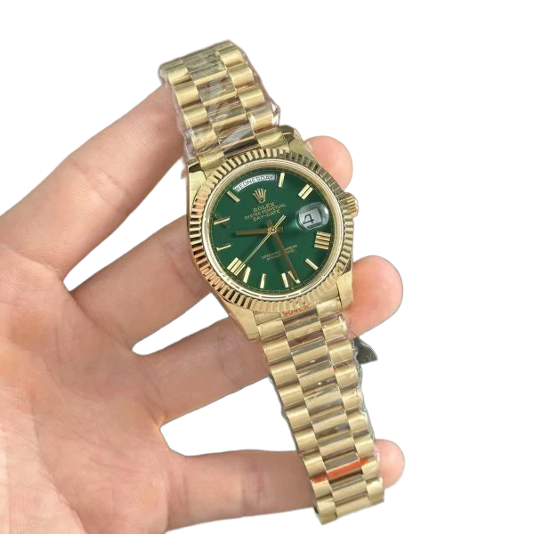 Day-Date 40mm Green Roman Yellow Gold 228238