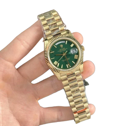 Day-Date 40mm Green Roman Yellow Gold 228238