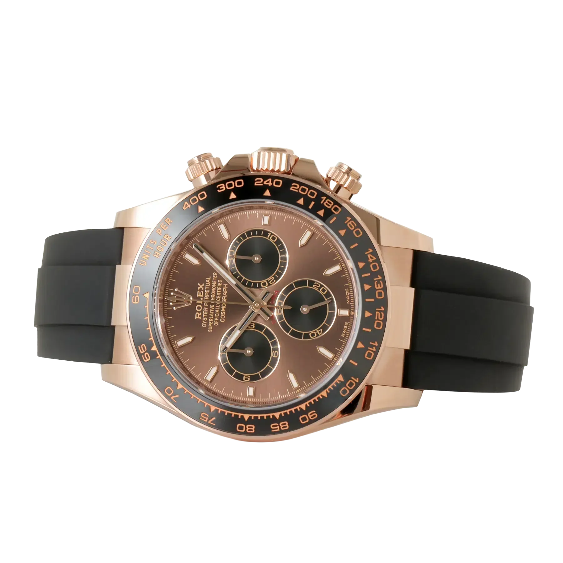 Daytona 40mm Oyster Perpetual Everose Gold Chocolate Dial M126515LN-0010