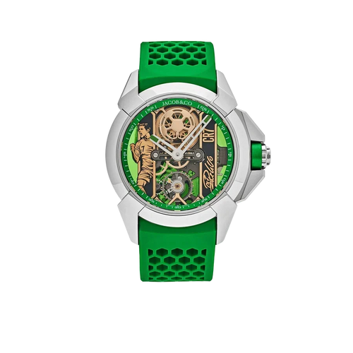 Epic X CR7 44mm Heart of CR7 Stainless Steel Green on Strap EX120.10.AD.AA.ABRUA