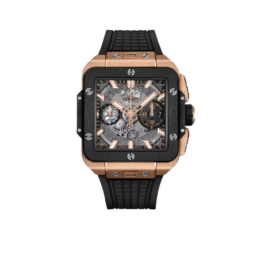 Square Bang Unico King Gold Ceramic 42mm Mens Watch 821.OM.0180.RX