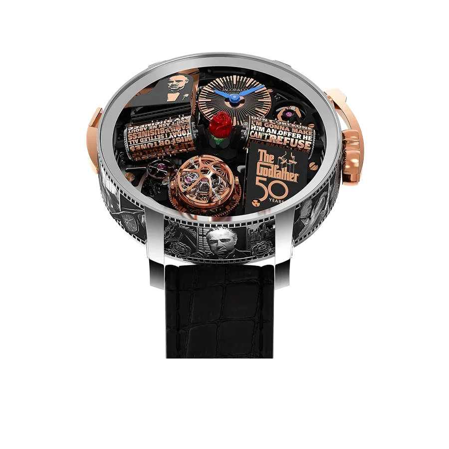 Opera Godfather 50th Anniversary 49mm White Gold Manual Winding OP110.30.AA.AA.A