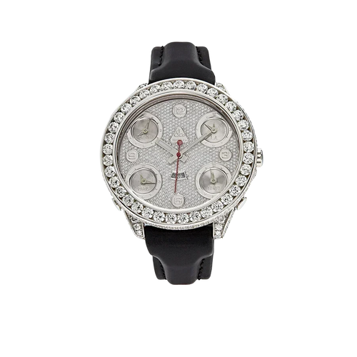 Five Time Zone Steel Diamond 40mm JCM-30