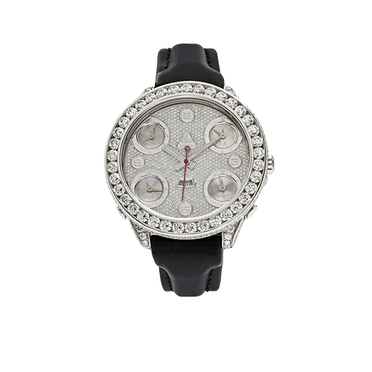 Five Time Zone Steel Diamond 40mm JCM-30
