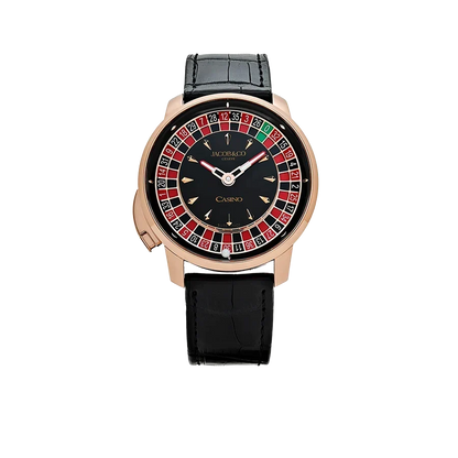 The Casino Tourbillon 44mm CA100.40.AA.AA.ABALA Rose Gold Black Onyx Dial Limited Edition