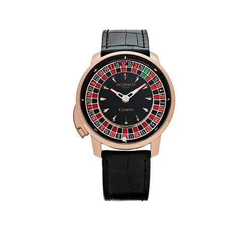 The Casino Tourbillon 44mm CA100.40.AA.AA.ABALA Rose Gold Black Onyx Dial Limited Edition