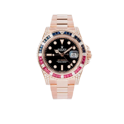 GMT-Master II 40mm Everose Diamond 126755SARU