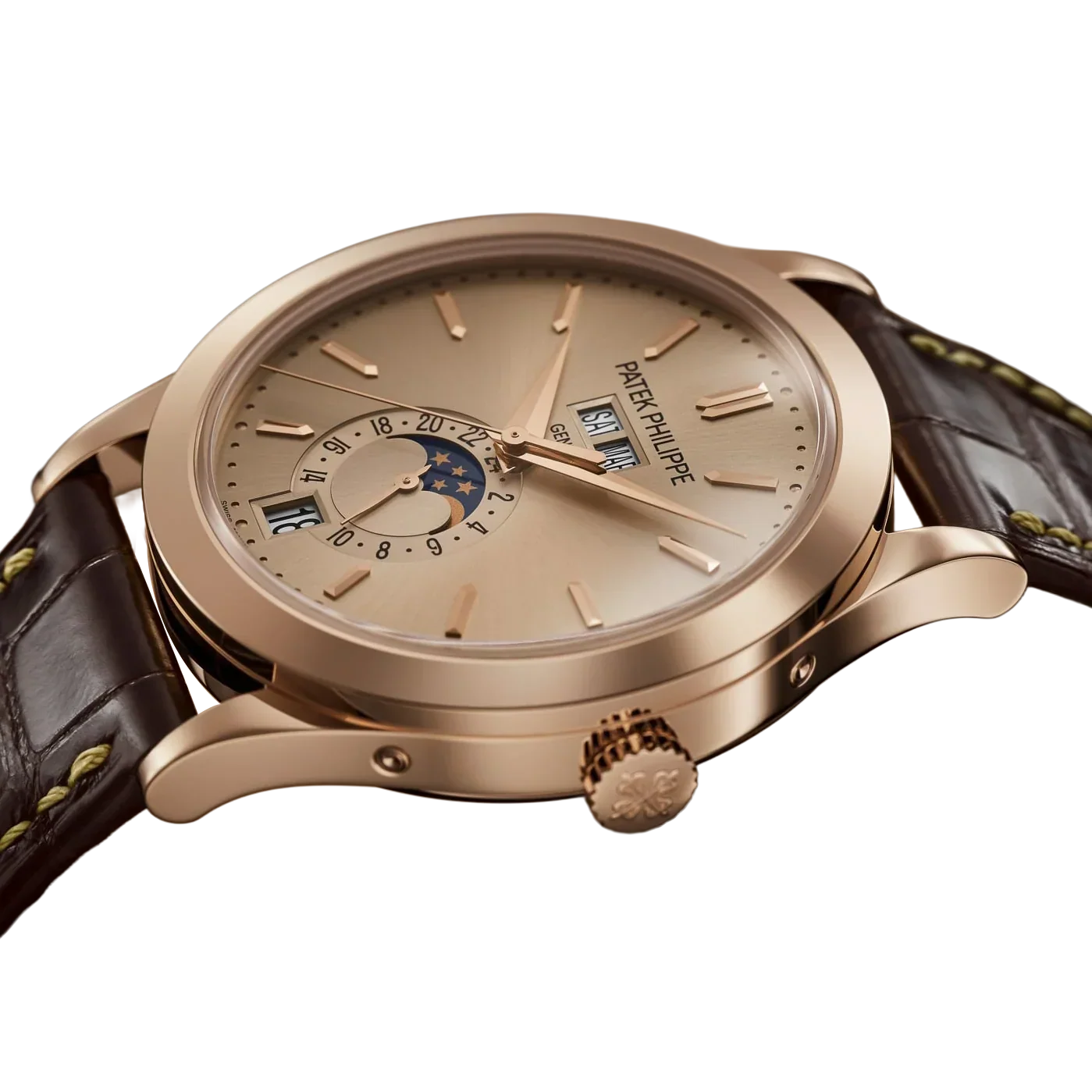 Complications 38mm 5396R-016 Annual Calendar Moon Phases Rose Gold Sand Beige Dial