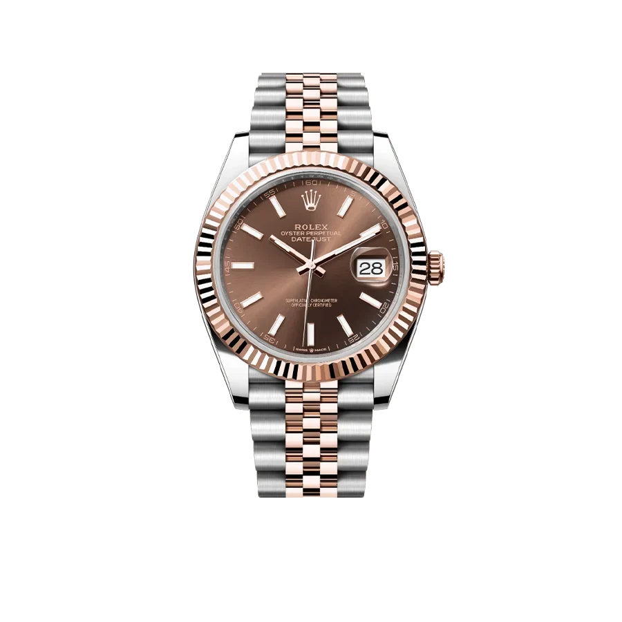 Datejust 41mm Steel & Everose Gold Chocolate 126331-0002