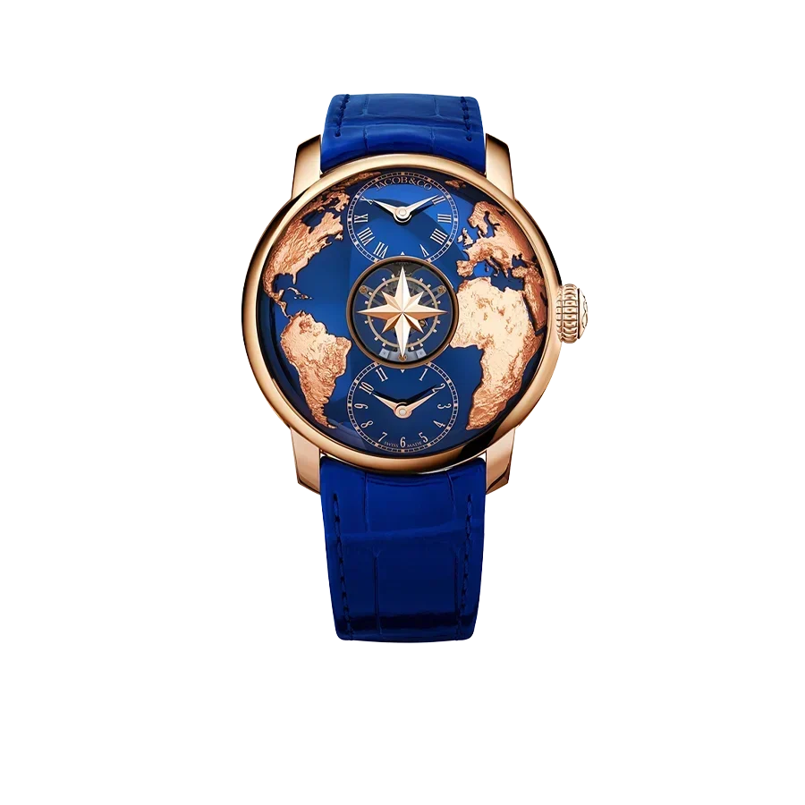 The World Is Yours Dual Time Zone Tourbillon 38.6mm Rose Gold Automatic Winding DT200.40.AA.AA.A