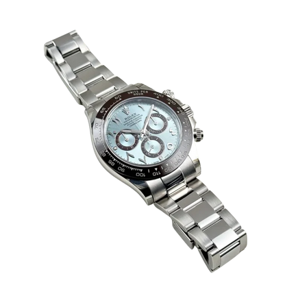 Daytona 116506 Platinum Ice Blue Arabic Dial 40mm