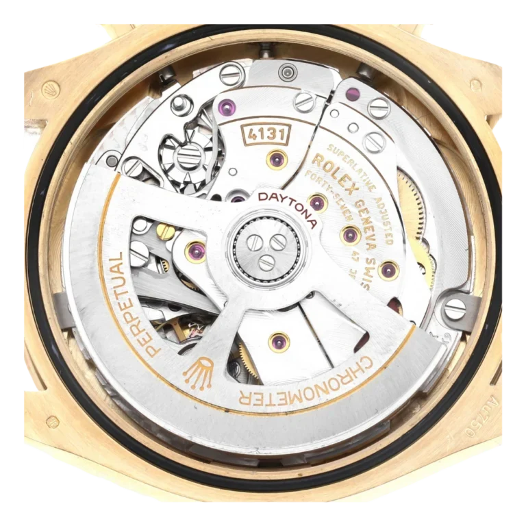 Daytona 40mm Yellow Gold White Dial Mens Watch 126518