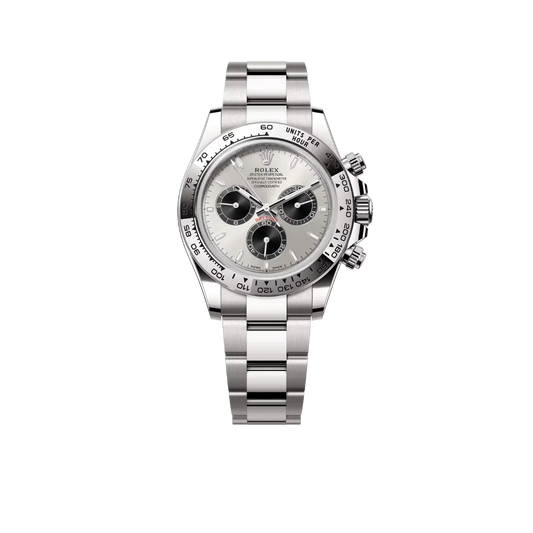 Daytona 40 mm White Gold Silver Dial Mens Watch M126509-0003