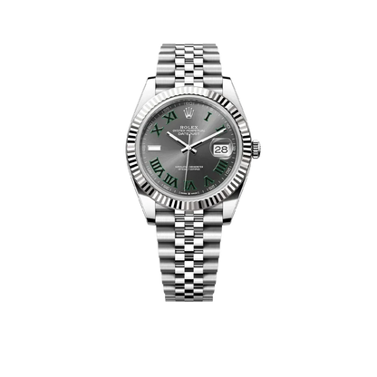 Datejust 41mm 126334 Wimbledon Stainless Steel Slate Dial Oyster