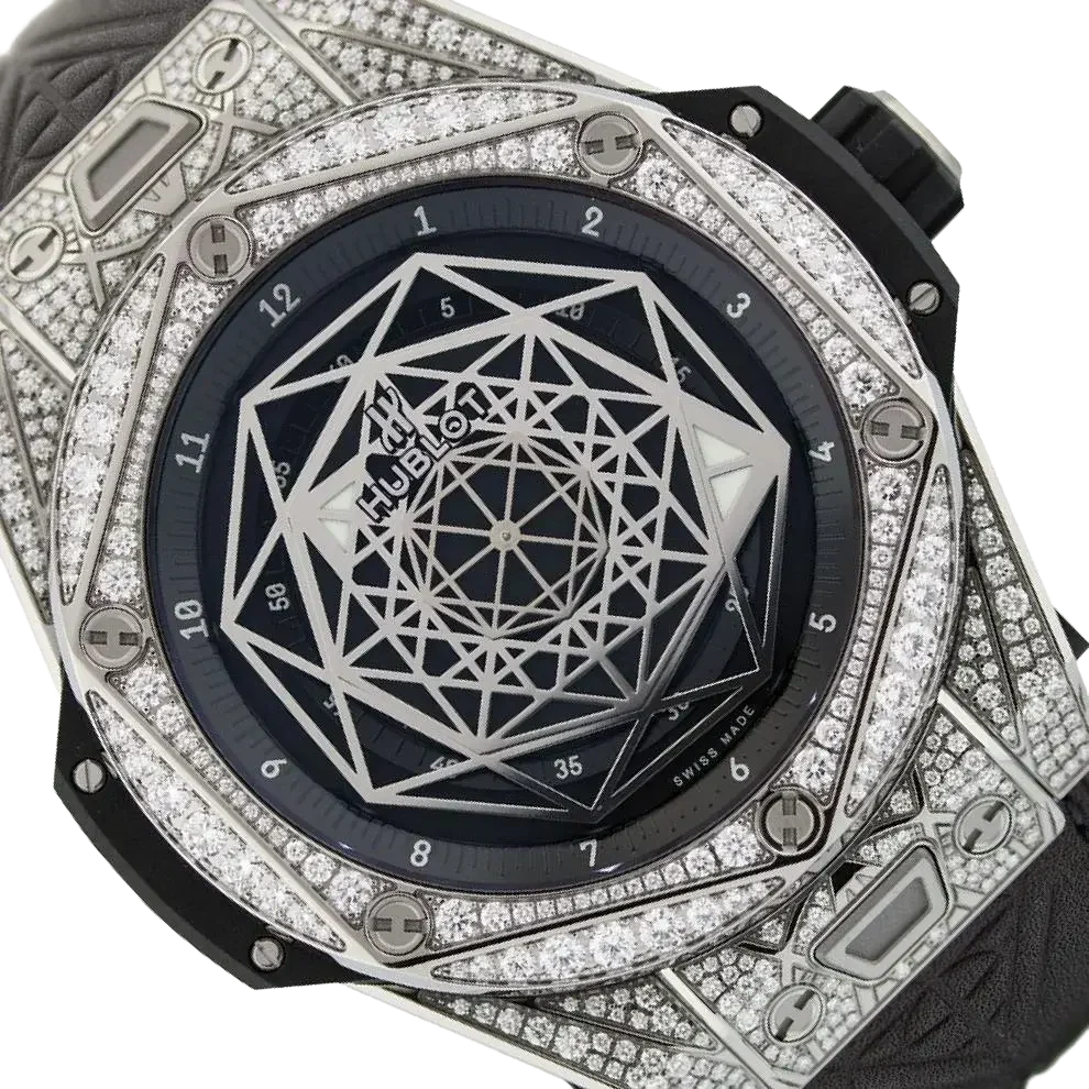 Big Bang Sang Bleu Diamond Titanium 45mm 415.NX.1112.VR.1704.MXM17