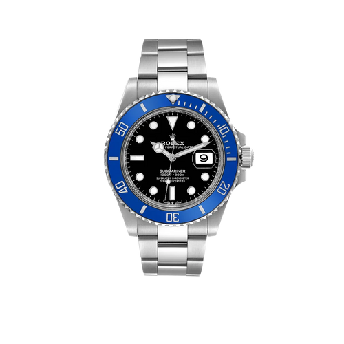 Submariner 41mm Cookie Monster Blue Ceramic Bezel White Gold Mens Watch 126619