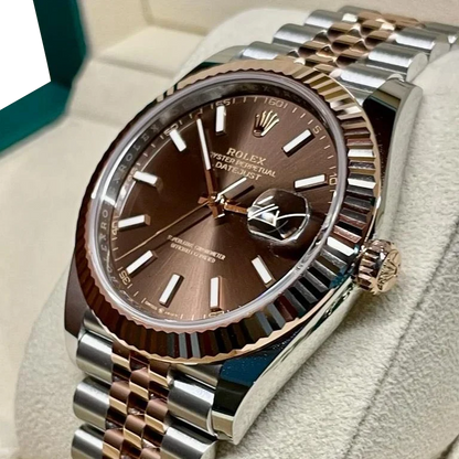 Datejust 41mm Steel & Everose Gold Chocolate 126331-0002