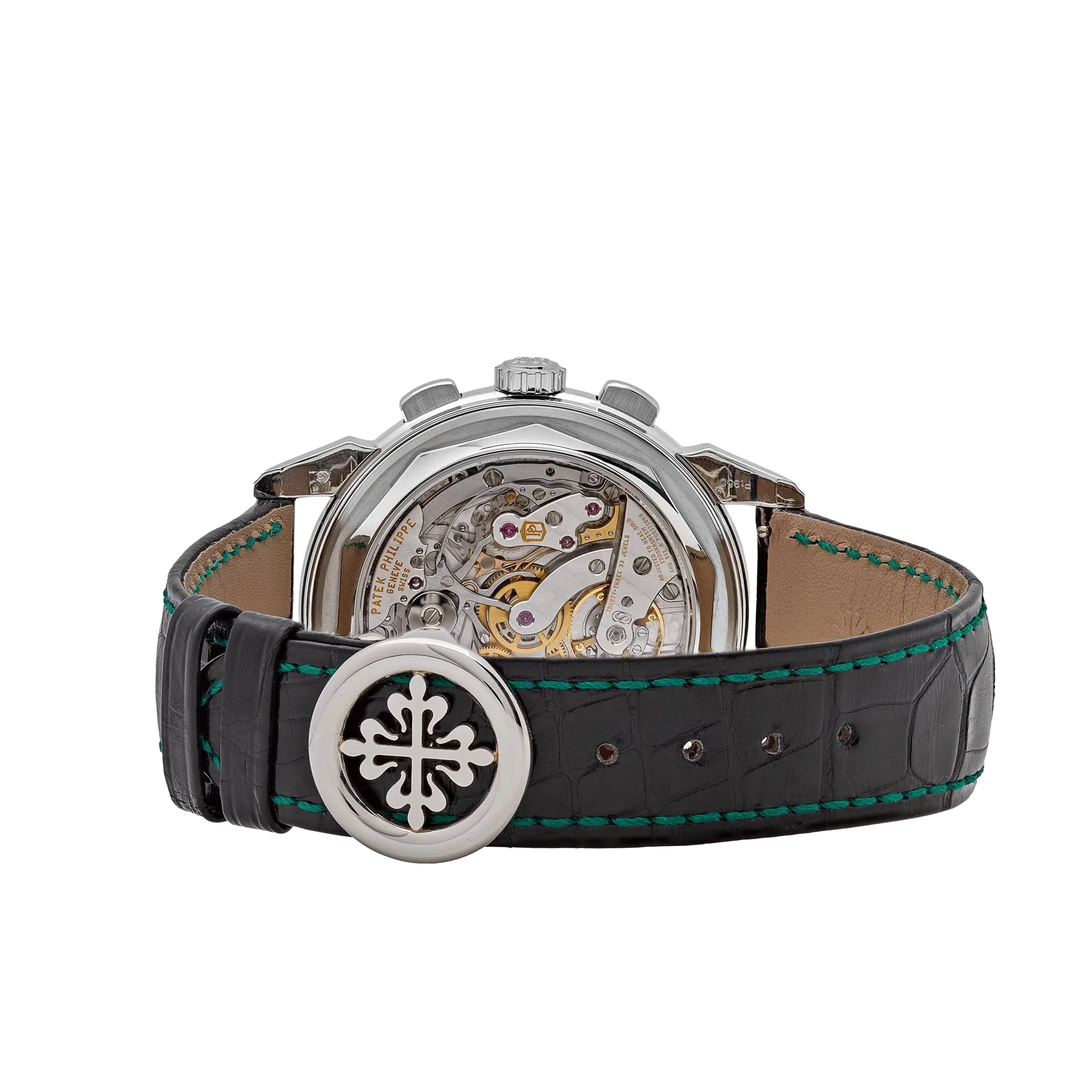 Grand Complications 41mm 5270P-014 Perpetual Calendar Chronograph Platinum Green Dial