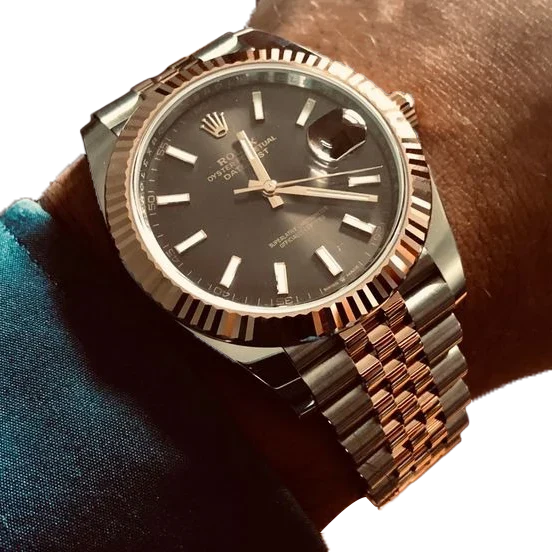 Datejust 41mm Steel & Everose Gold Chocolate 126331-0002