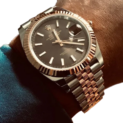 Datejust 41mm Steel & Everose Gold Chocolate 126331-0002