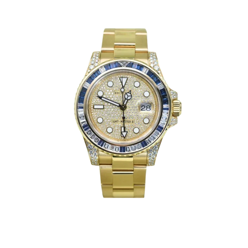GMT-Master II 116758SARU Pave Diamond Dial 40mm