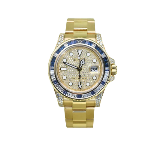 GMT-Master II 116758SARU Pave Diamond Dial 40mm