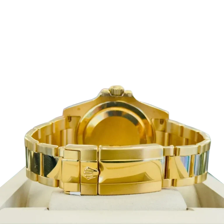 GMT-Master II 40mm Yellow Gold Pepsi Bezel Diamond Set Watch 116718LN