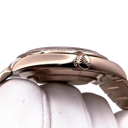Day-Date 40mm President Rose Gold Diamond Mens Watch 228345